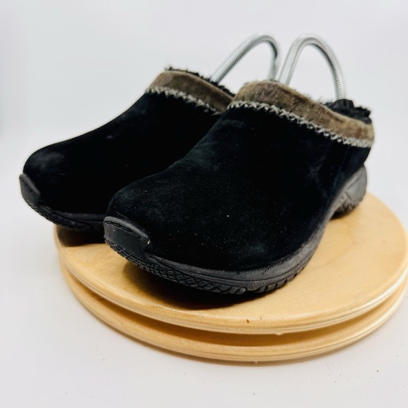 Merrell Encore Ice 5 Shoes Women's 6 Black Warm Slip On Clogs Shoes slides - Picture 2 of 7